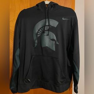 Nike Men’s Michigan State hoodie
Therma-fit
size XL
Black and green